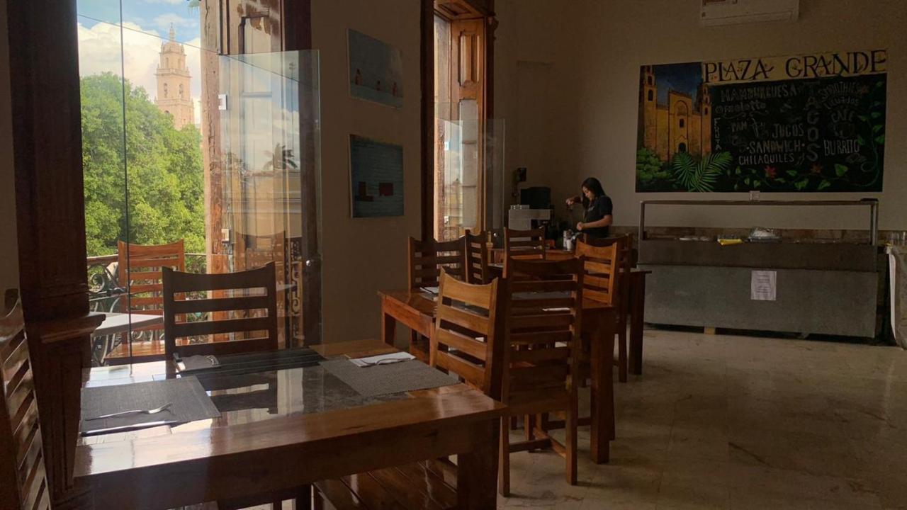 Hostal Zocalo Hotell Mérida Exteriör bild